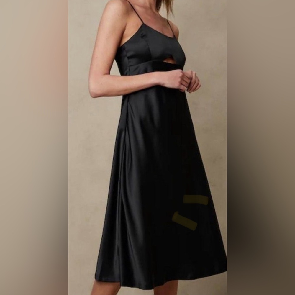 Banana Republic Black Midi Dress